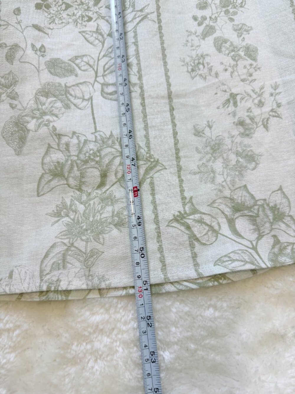 NWT Caroline Constas Linen Blend Floral Maxi Dress Mint Green Size S Cottagecore - Picture 13 of 15
